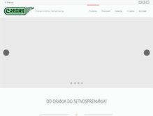 Tablet Screenshot of consum-tm.com